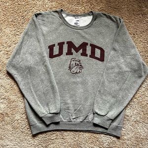 Light grey UMD sweatshirt size large